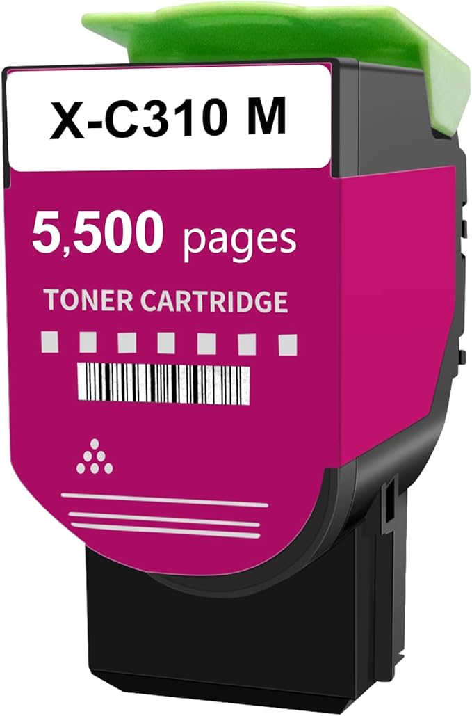 Toner for Xerox C315 C310 Printer,5,500 Pages High Capacity Ink Cartridge Replacement 006R04366 Code Compatible 006R04358 Standard Capacity C310/DNI C315/DNI Color Multifunction Printer(Magenta)