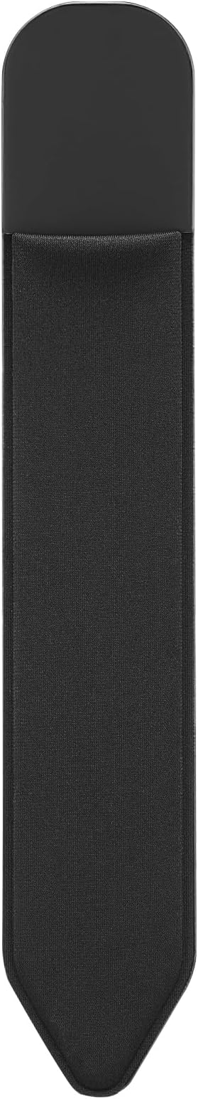 MoKo Adhesive Pencil Case Holder Sticker for Apple Pencil, Black | Elastic Pencil Pocket Pouch, Adhesive Sleeve, Attached to iPad Case, For Pro/USB-C/1st/2nd Gen and Similarly Stylus Pens