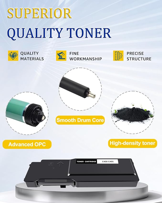 greencycle VersaLink C400/C405 Extra High-Yield Toner Cartridge (10,500 Pages) 106R03524 106R03525 106R03526 106R03527 Replacement for Xerox Versalink C400 C405 C400D C405N C400DN C405DN(1 Pack,Black)