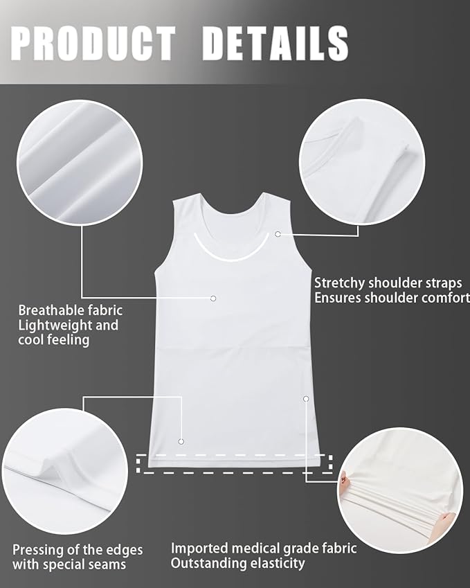 XUJI Transgender FTM Women Breathable Tank Chest Binder