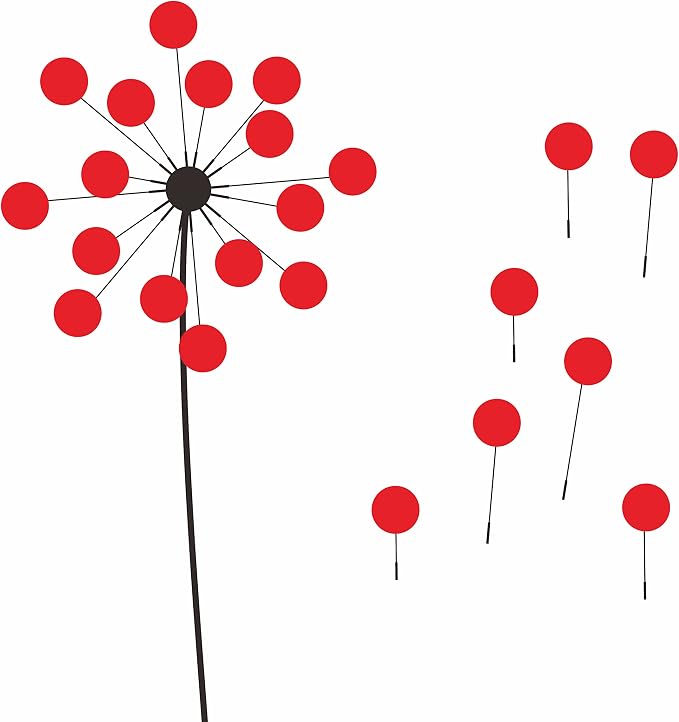 1500 PCS Round Red Color Code Dot Stickers, Permanent Inventory Labels with Perforation Line in a Roll for Office, Retail, Home, Classroom, Warehouse(1/2” in Diameter)