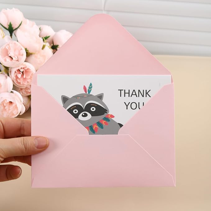 50 Pack 4x6 Envelopes Pink - Contour Flap A4 Envelope,120gsm Thick Paper Envelopes for Back to School,Weddings Invitation,Announcements,RSVP Cards,Photos,Postcards,Greeting Cards,Mailing