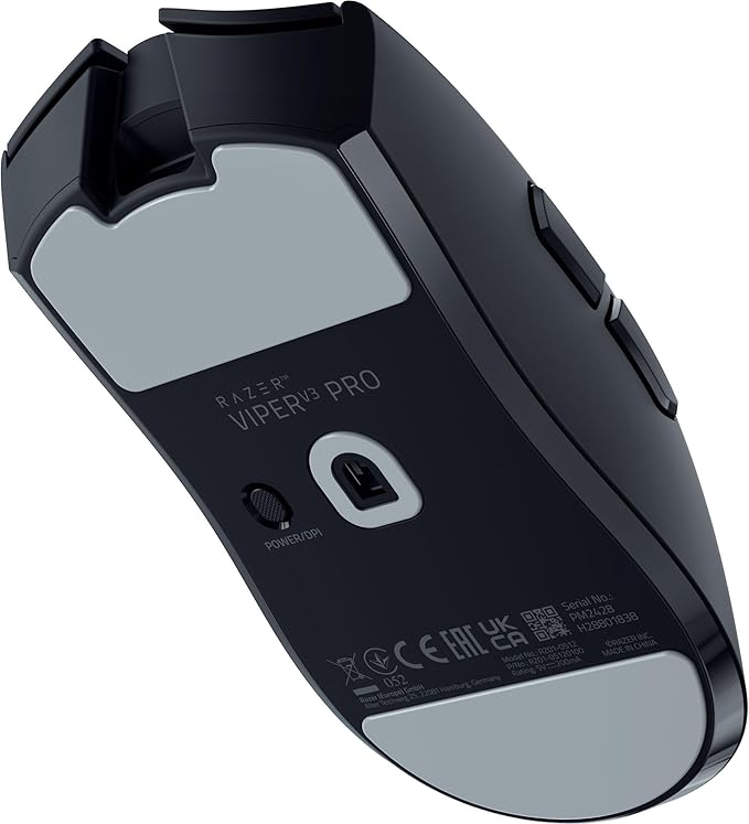 Razer Viper V3 Pro Wireless Esports Gaming Mouse: Symmetrical - 54g Lightweight - 8K Polling - 35K DPI Optical Sensor - Gen3 Optical Switches - 8 Programmable Buttons - 95 Hr Battery - Black