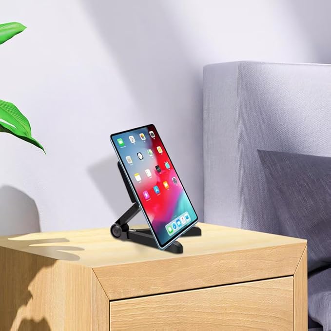 Caeithyo Portable Monitor Stand & Tablet Stand Holder- Adjustable, Foldable, Light-Weight, Compatible with 7 to 10.2 Inches Most Tablets, Kindle Fire and Smart Phones