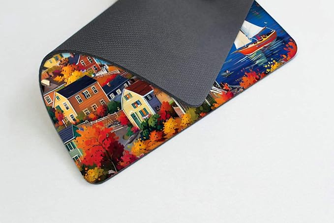 Autumn Town Mouse pad Customized Mousepad Non-Slip Rubber Base Mouse Pads for Computers Laptop Office Desk Accessories Mouse pad
