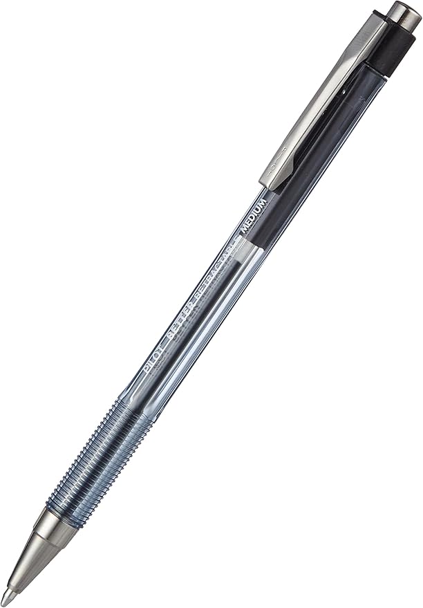 PILOT The Better Ball Point Pen Ballpoint Pens, Black Ink, 12-Pack