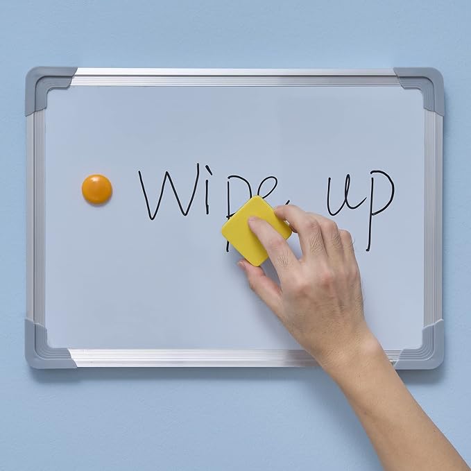 Dry Erase Erasers, 40 Pack Magnetic Whiteboard Dry Erasers | Chalkboard Cleaner Wiper for Kids and Classroom Teacher Supplies Home and Office, 8 Color