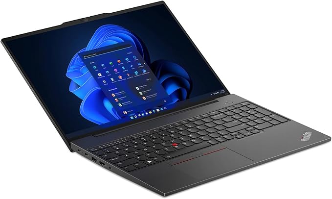 Lenovo ThinkPad E16 Gen 1 21JN0040US 16" Touchscreen Notebook - WUXGA - Intel Core i5 13th Gen i5-1335U - 16 GB - 512 GB SSD - English Keyboard - Graphite Black