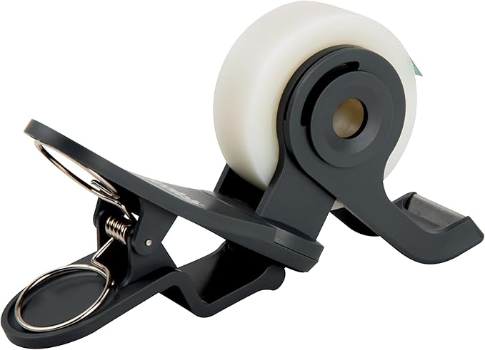 Scotch Brand Clip & Twist Tape Dispenser, Great for Gift Wrapping, Clips to Desks, Tables, Easy Charcoal Gray, 3-Pack (C19-3PK-SIOC)