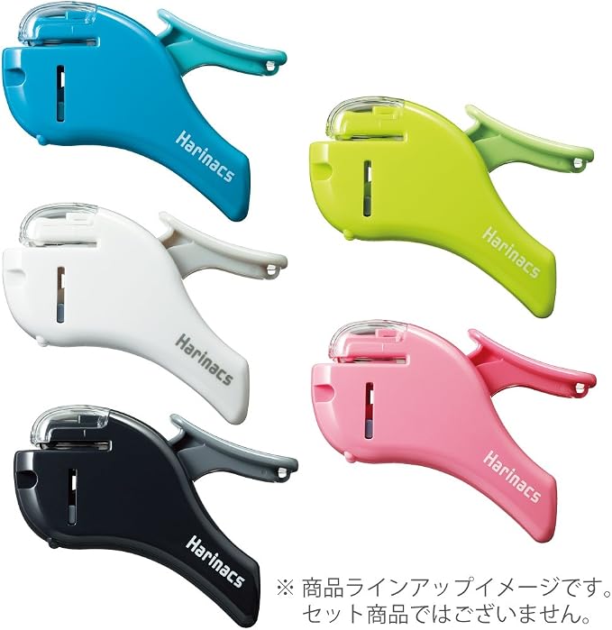 Kokuyo Stapleless Stapler, Harinacs Handheld Staple-Free, Up to 5 Sheets No Staple Binding, Portable Holeless Compact Alpha, Blue, Japan Import (SLN-MSH305B)