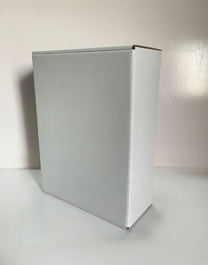 Rongyangtong13x10x4 Shipping Boxes Set of 18, White Small Corrugated Cardboard Box, Mailer Box