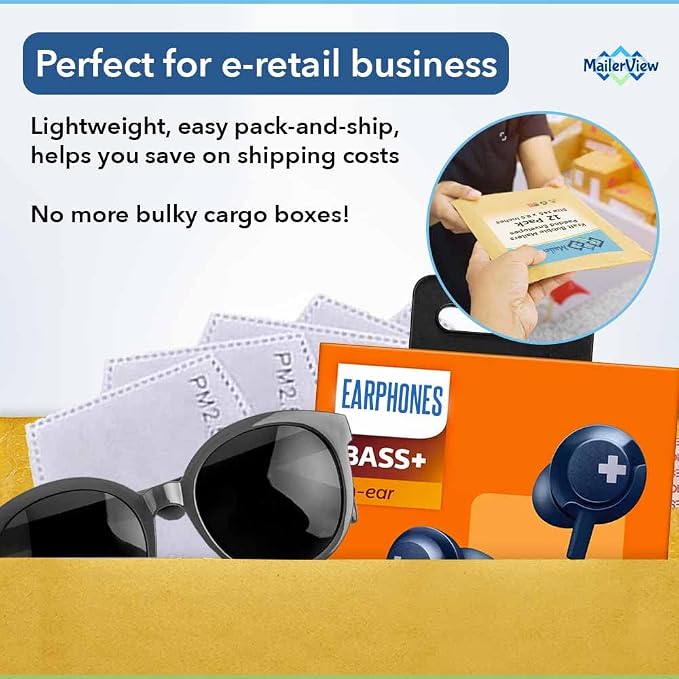 Kraft Bubble Mailers 8.5x12, Self Seal Padded Envelopes #2, 100 Pack Bulk | Fits 8.5x11 Documents & Photos, No Tape Needed, Cushioned Protection, Tear-Resistant Yellow Kraft, Made in USA