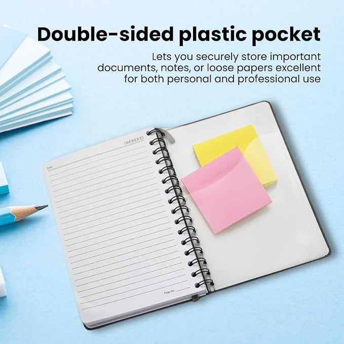 Nextnoid A5 Lined Spiral Notebook - 170 Pages, College Ruled, Mint Green | Hardcover Notebook for Everyday Writing, A5 Size (5.8" x 8.3") Journal for Work and School, Daily Journaling and Notetaking