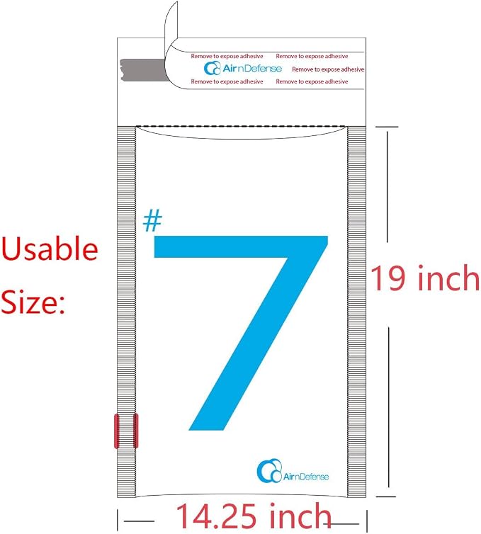 50/100/200/300/400/500 pcs #7 14.25x20 Kraft Bubble Padded Envelopes Mailers Shipping Bags AirnDefense (50)