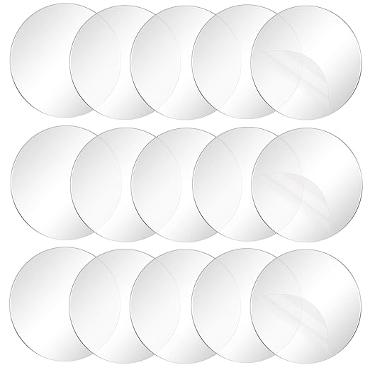 15PCS Double Sided Gel Tape Strong Double Sided Mounting Tape,Removable Clear Sticky Pads Heavy Duty Adhesive Gel Pads for Home and Office | Circle Stick pad,Two Sided Precut,Double Sided Tape Washable Sticky Pad for Walls, Hanging Pictures, DIY Craft ...