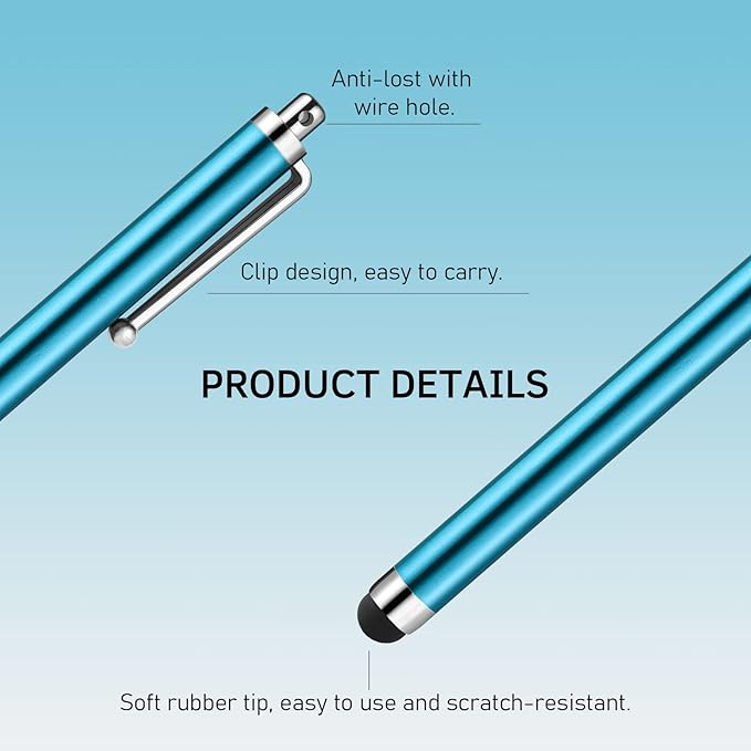 Stylus Pens for Touch Screens, Abiarst High Precision Universal Stylus for iPad iPhone Tablets Samsung Galaxy All Capacitive Touch Screens (30-Pack)