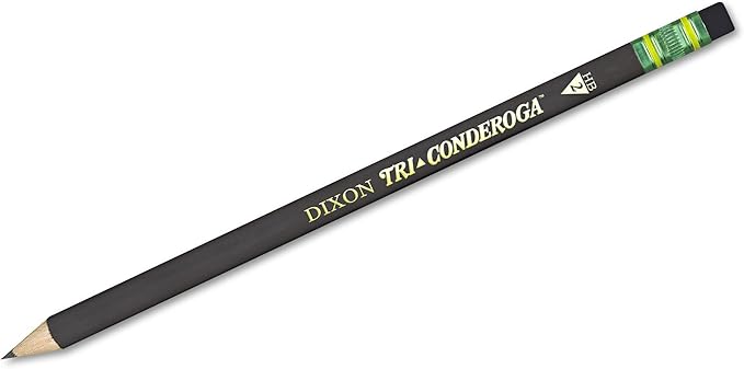 Ticonderoga PENCIL STANDARD TRI-WRITE #2 BLK PACK OF 12