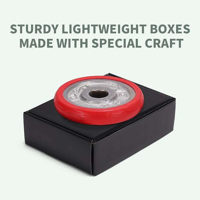 Rempry 6 Pack 7x5x2 Black Shipping Boxes, Small Cardboard Mailer Boxes for Small Business Shipping Packaging