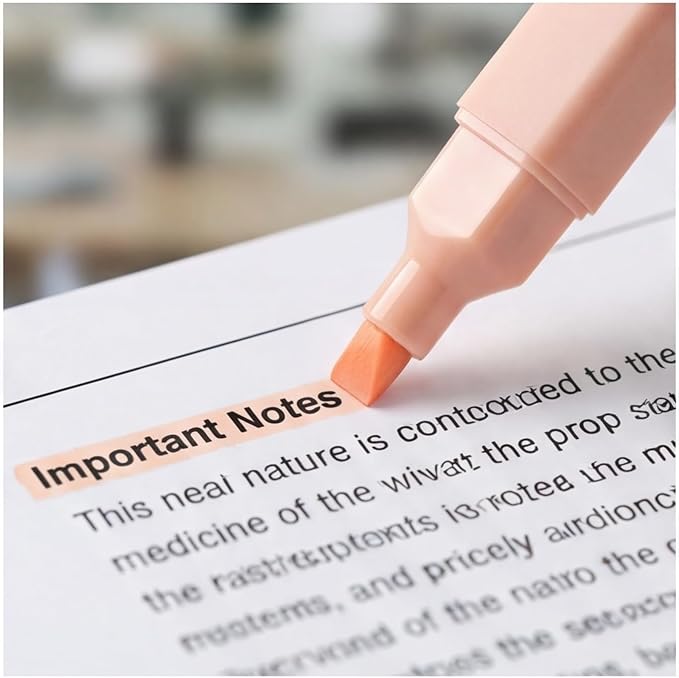 6pcs Pastel Highlighters Aesthetic Cute Highlighters Double Head Highlighter Soft Chisel Tip Marker for Diary Plan Notes