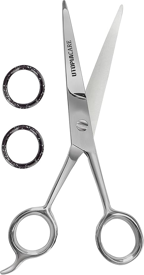 Utopia Care Hair Cutting and Hairdressing Scissors 6.5 Inch, Premium Stainless Steel shears with smooth Razor & Sharp Edge Blades, for Salons, Professional Barbers (Matt, 6.5 Inch)