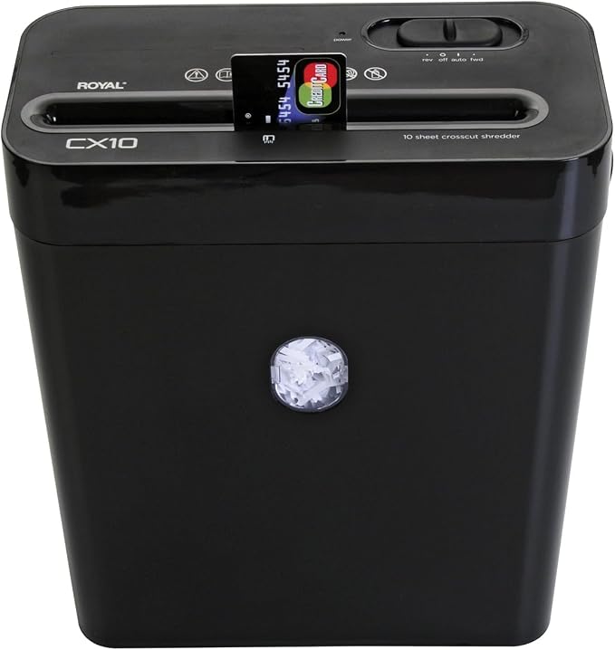 Royal 89342X CX10 Crosscut Shredder