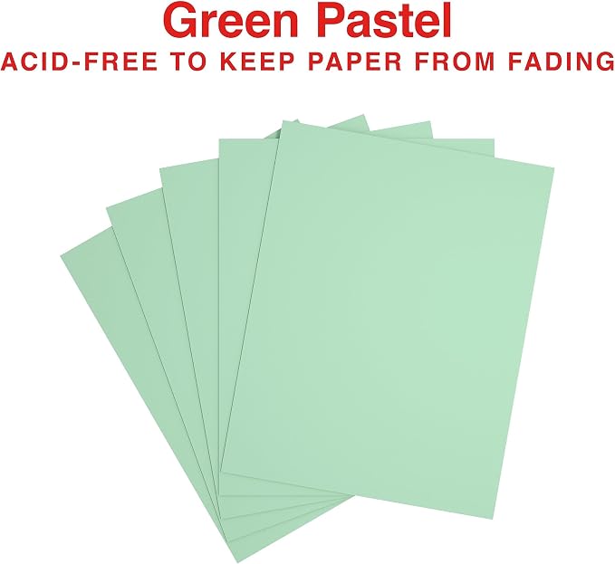 Staples Pastel 30% Recycled 8.5" x 11" Color Copy Paper, 20 Lbs., Green, 5000 Sheets/Carton