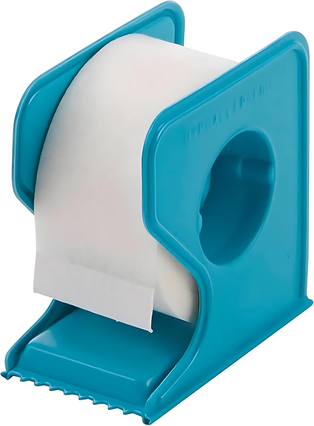 Micropore Surgical Medical Tape with Dispenser, Skin Friendly Paper, 1 Inch X 10 Yard, White, NonSterile, 2 Each