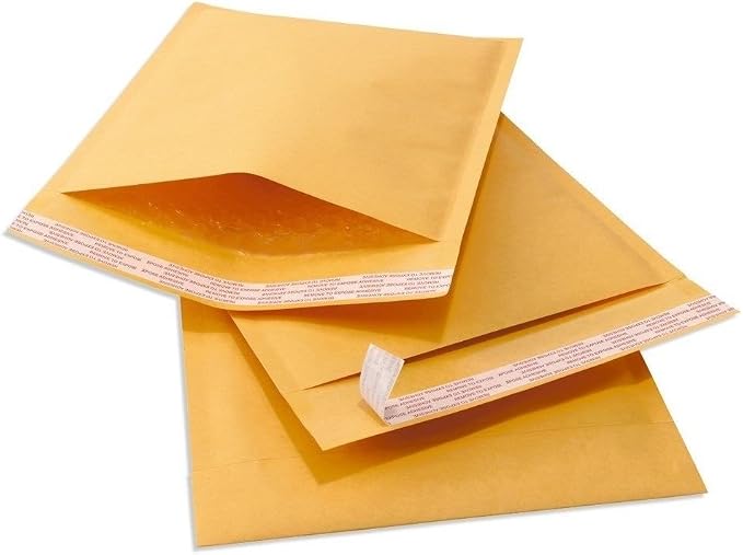 250#0 6x10 Kraft Paper Padded Bubble Envelopes Mailers Shipping Case 6"x10"