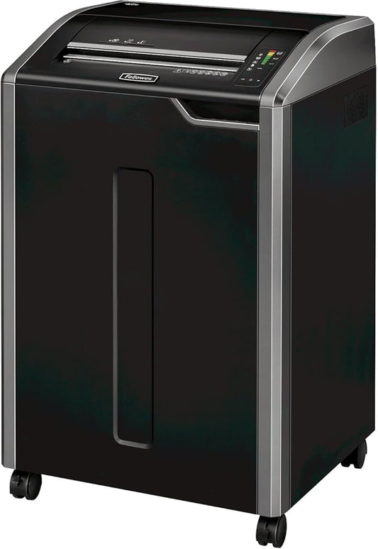 Fellowes Powershred 485i 100% Jam Proof Commercial Grade 38-Sheet Strip-Cut Paper Shredder, TAA Compliant (38480)