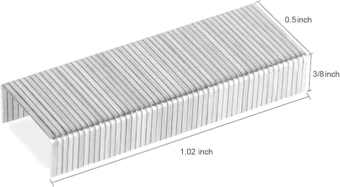 Deli 5,000 Staples - Fits 60 Sheet Capacity Stapler, 3/8" Leg Length, 70 Sheet Capacity, 23/10, Jam Free Sharp Chisel Point Design - 10 Boxes of 500