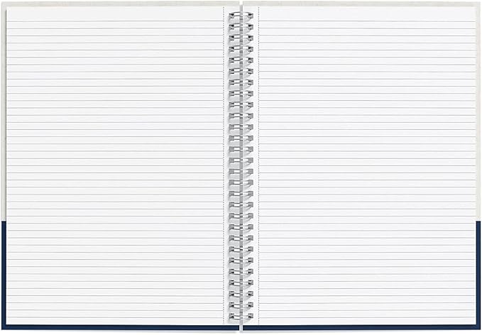 TRU RED Medium Hardcover Ruled Notebook, Gray/Blue