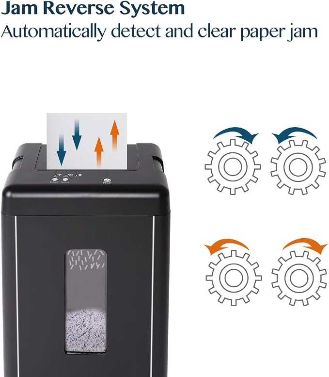 WOLVERINE SD9520 P5 Super Micro Cut Shredder, 15-Sheet, 2x10mm, 8Gal, Black | P-5 Super Micro Cut | 2×10mm | 15-Sheet | 12.5ft/min | 56dB | 8Gal | CDs | Induction Motor | ETL Listed