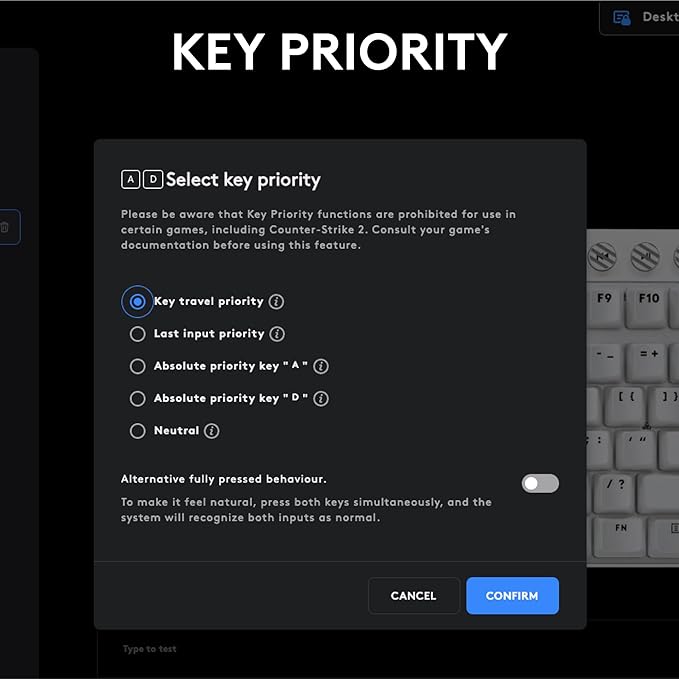 Logitech G PRO X TKL Rapid (Tenkeyless) Wired Gaming Keyboard: Magnetic Analog Switches with Rapid Trigger, Lightsync RGB, Detachable USB-C Cable, Volume Roller & Media Buttons - White