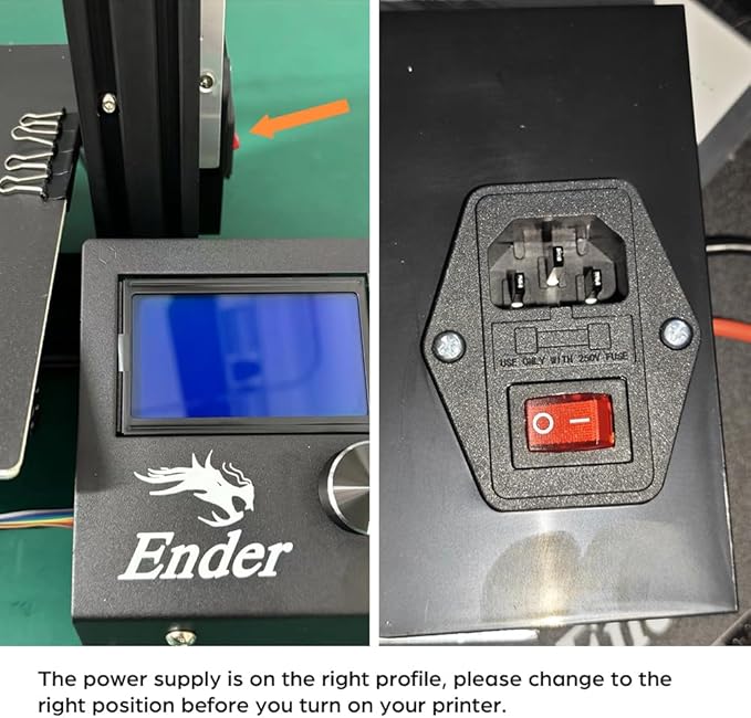 Official Creality Ender 3 3D Printer Fully Open Source with Resume Printing Function DIY Printers Build Volulme 8.66x8.66x9.84 inch