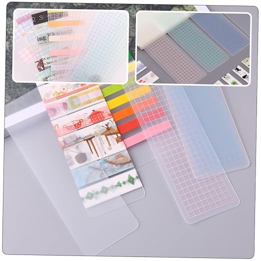 50Pcs Washi Tape Organizer Washi Cards Storage Bookmark Separate Office School Supplies Lightweight Ideal for Office and School Accessory