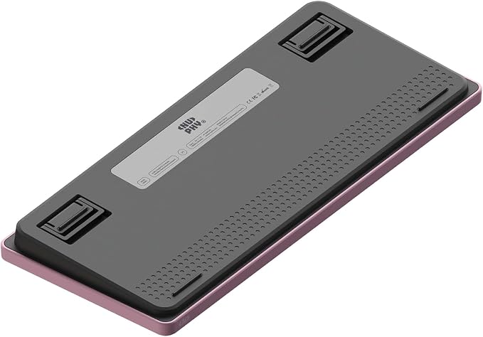 nuphy Node75 Hot-swap Wireless Mechanical Keyboard Pink-Brown Nano Switch | 84 Keys 75% Low Profile Keyboard,For Mac / Windows, Supports Touch Gestures, For Bluetooth, 2.4GHz, USB-C, RGB Backlit