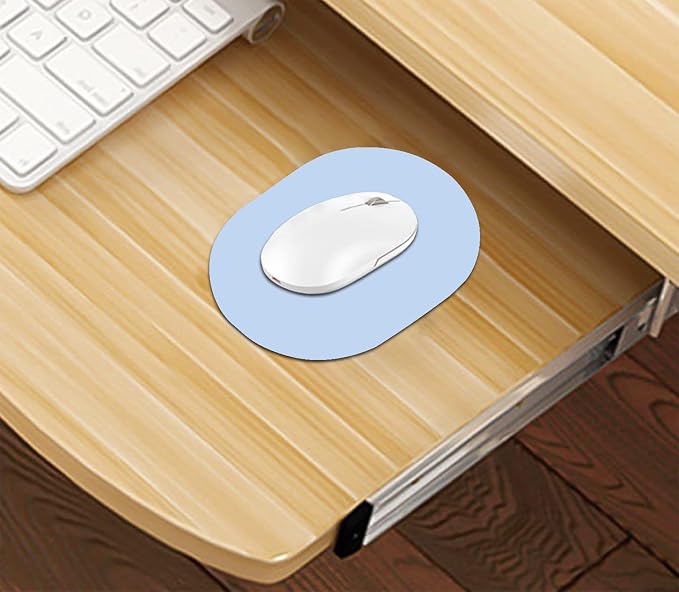 Small Mouse Pad, Mini Mouse Pad, Portable Waterproof with Anti-Slip Base,Blue 5x7 Inch