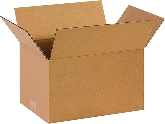 Partners Brand 14x10x8 Corrugated Cardboard Boxes, 14"L x 10"W x 8"H, Pack of 25 | Shipping, Packaging, Moving, Storage Box for Business, Strong Wholesale Bulk Boxes 14x10x8 14108