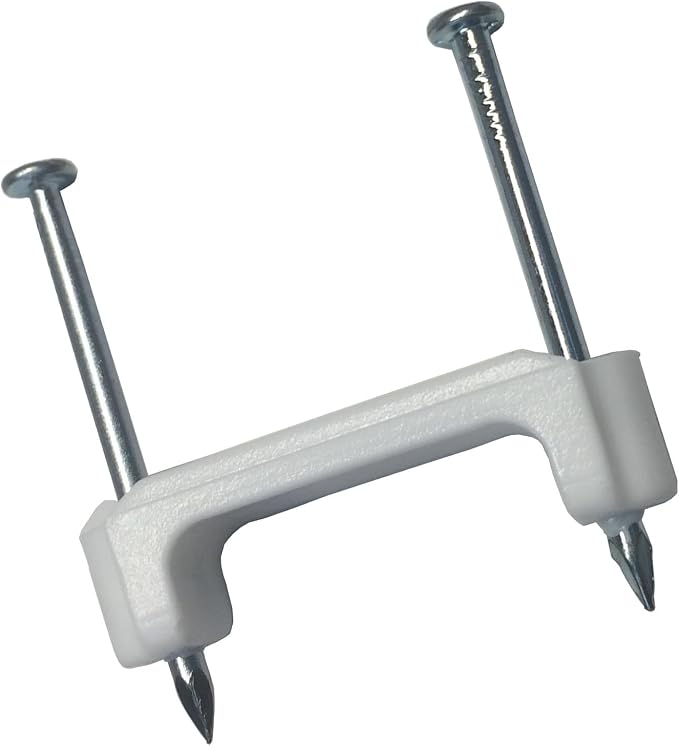 Gardner Bender PS-175J Plastic Staple, 3/4 in. Secures 14/3, 12/3, 10/3 (NM) Cable, White