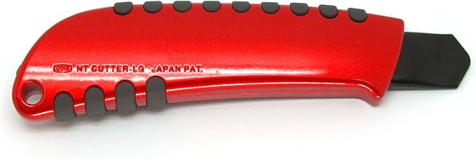 NT Cutter Premium Evolution PMG Series Aluminum Die-Cast Cushioned Grip Screw-Lock Utility Knife (PMGL-EV01), 18mm Heavy-Duty