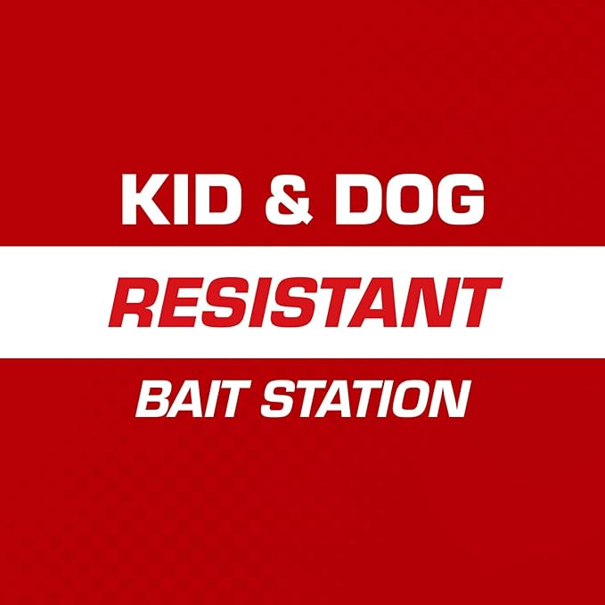 Tomcat Rat & Mouse Killer Child & Dog Resistant, Disposable Station, 1 Pre-Filled Ready-To-Use Bait Station