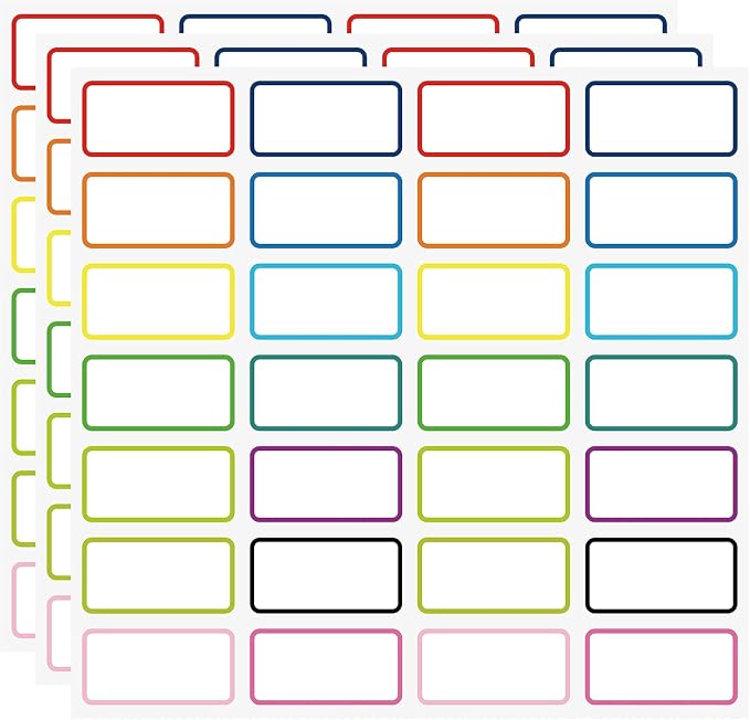 84pcs Dry Erase Labels Reusable Sticky Notes for Organizing Storage Jars All Purpose Use Label Stickers Removable Tags for Kitchen Office School Great Gifts Choice (1x2 Inches)