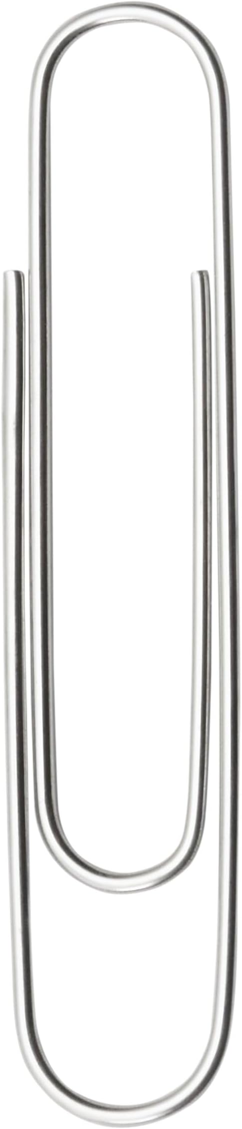 ACCO Paper Clips, Jumbo, Smooth, 100 Clips/Box, 1 Box (72580)
