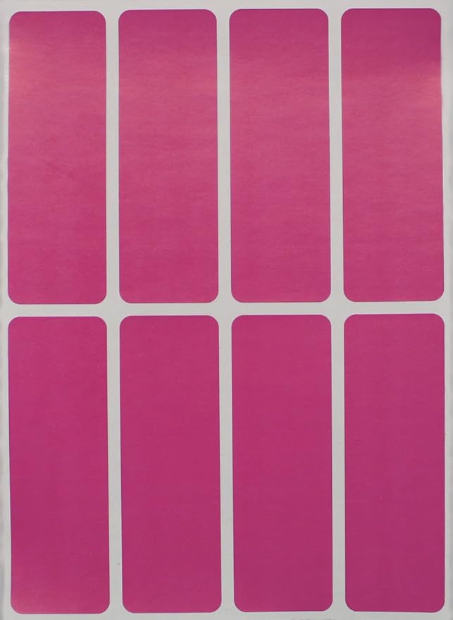 Royal Green Labeling Sticker 3x1 Pink Adhesive Stickers for Names Badges Id Tags -800 Pack