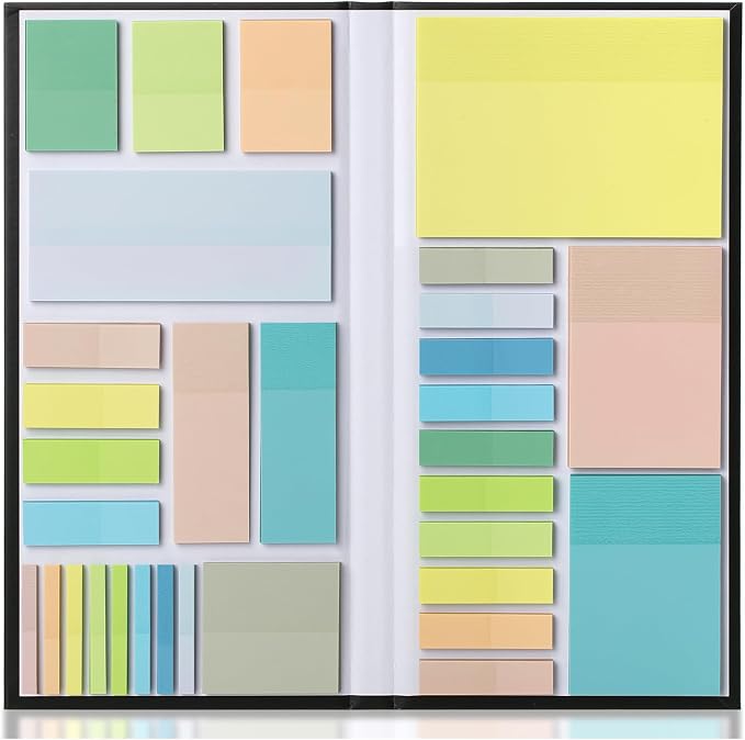 Mr. Pen- Transparent Sticky Notes Set, 1650 Sheets | Transparent Sticky Notes Tabs for Bible Study, Office, School, Planning, Journaling & Organization