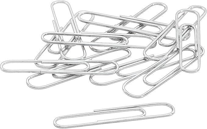 ACCO Recycled Paper Clips, 100/Box, 10 Pack (72365)