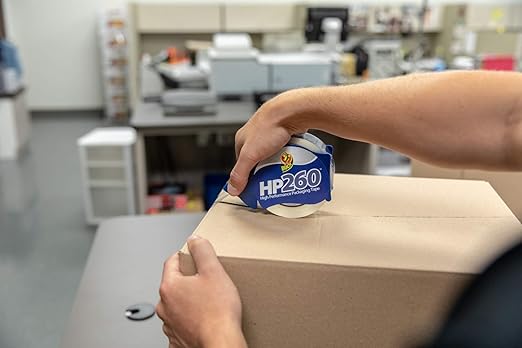 Duck High Performance Clear Packing Tape Refills - 36 Rolls of HP260 Strong Packaging Tape for Shipping, Moving, Mailing & Storage Boxes - 3" Core - 1.88 Inch x 60 Yards - Clear (1144714)