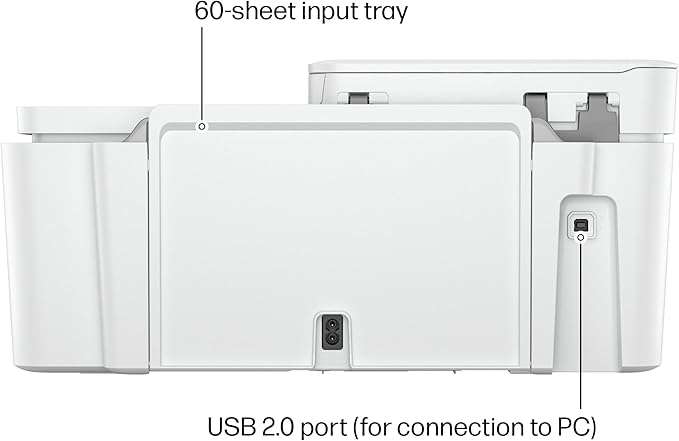 HP DeskJet 4255e Wireless All-in-One Color Inkjet Printer, Scanner, Copier, Best-for-home, 3 month Instant Ink trial included. This printer is only 2.4 ghz capable. AI-enabled (588S6A)