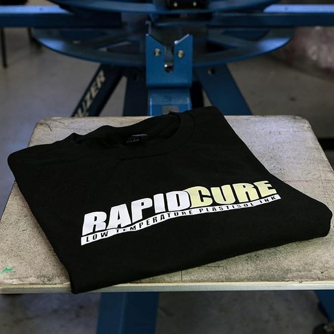 Rapid Cure® Screen Printing Ink Pastel Yellow (Quart - 32oz.) - Plastisol Ink for Screen Printing Fabric - Low Temp. Curing Plastisol by Screen Print Direct - Yellow Plastisol Ink for Silk Screens