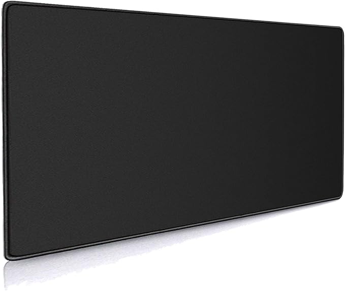 XXL Professional Large Mouse Pad & Computer Game Mouse Mat (35.4x15.7x0.12IN, 90x40 Black)